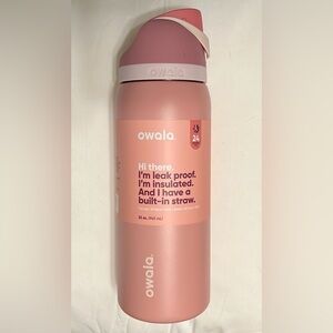 OWALA ROSY DREAMS PINK 32 OZ FREE SIP WHOLE FOODS EXCLUSIVE LIMITED EDIT…